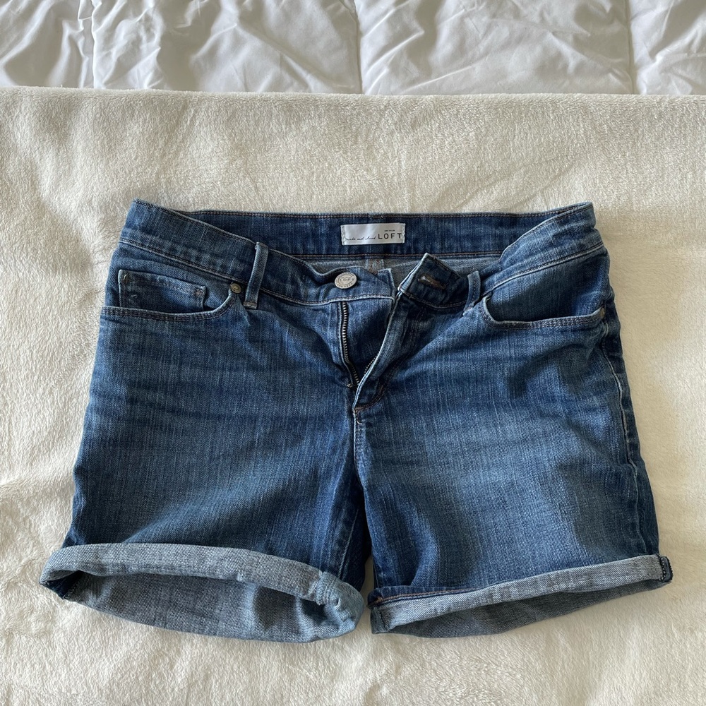 Loft denim shorts